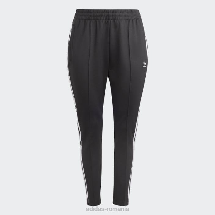 Adidas pantaloni de sport adicolor sst (plus size) negri femei negru 2JBN23240