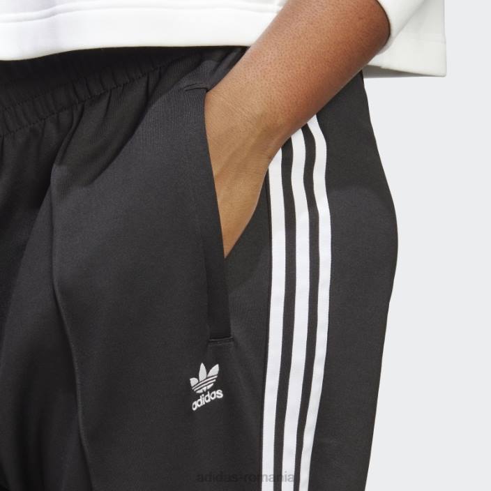 Adidas pantaloni de sport adicolor sst (plus size) negri femei negru 2JBN23240