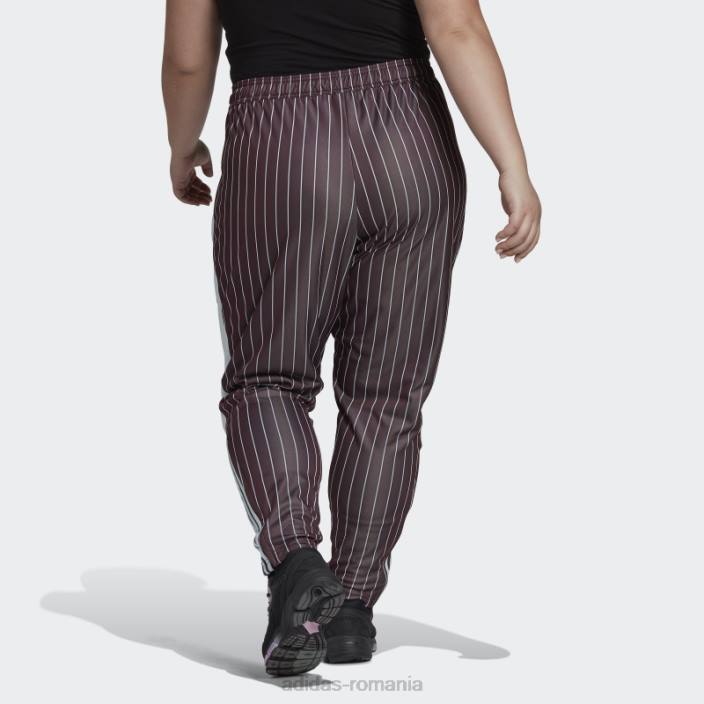 Adidas pantaloni de sport tiro (plus size) maroon adidas femei maro 2JBN23364