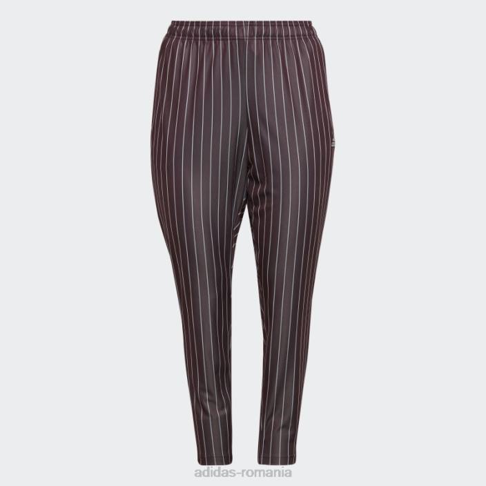 Adidas pantaloni de sport tiro (plus size) maroon adidas femei maro 2JBN23364