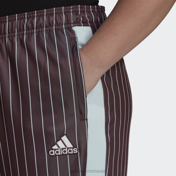 Adidas pantaloni de sport tiro (plus size) maroon adidas femei maro 2JBN23364