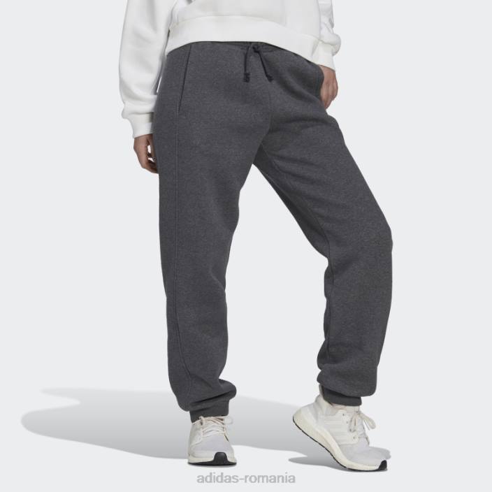 Adidas pantaloni din lână gri închis all szn femei erica gri închis 2JBN23939