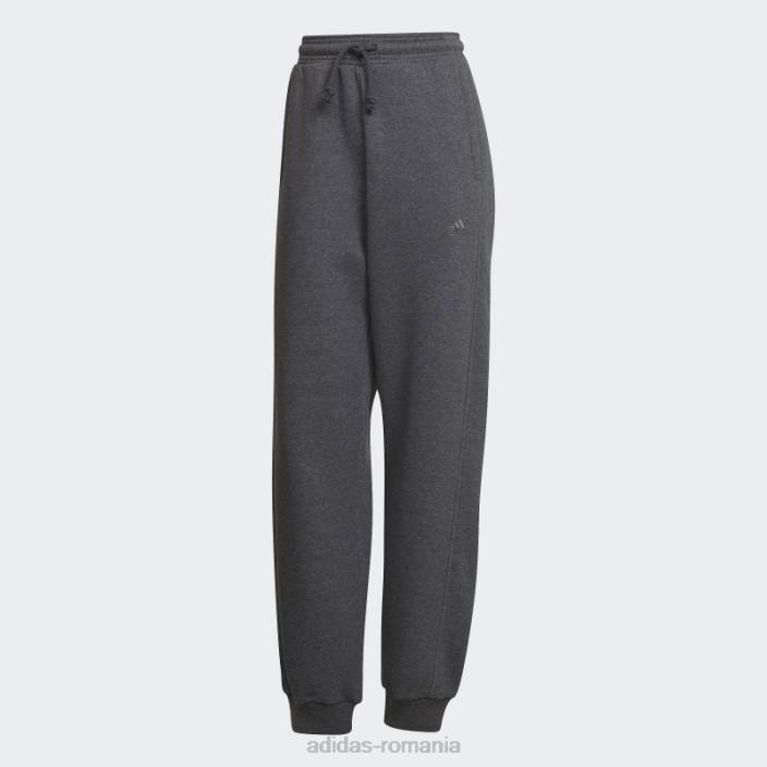 Adidas pantaloni din lână gri închis all szn femei erica gri închis 2JBN23939