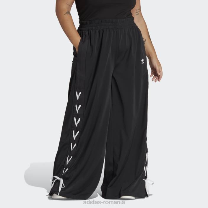 Adidas pantaloni lat cu dantelă întotdeauna originali (plus mărime) negri femei negru 2JBN23263