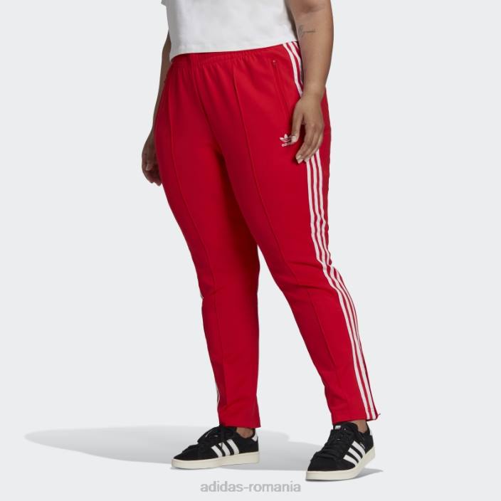 Adidas pantaloni roșii primeblue sst (mărime plus) femei roșu 2JBN23243