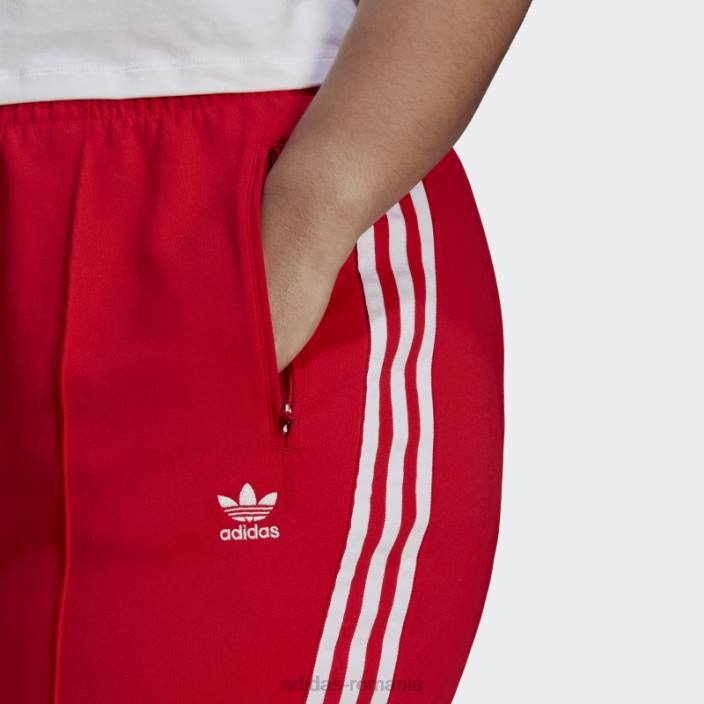 Adidas pantaloni roșii primeblue sst (mărime plus) femei roșu 2JBN23243