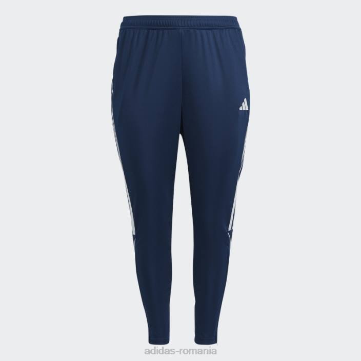Adidas pantaloni tiro 23 league (plus size) bleumarin adidas femei albastru marin 2JBN23244