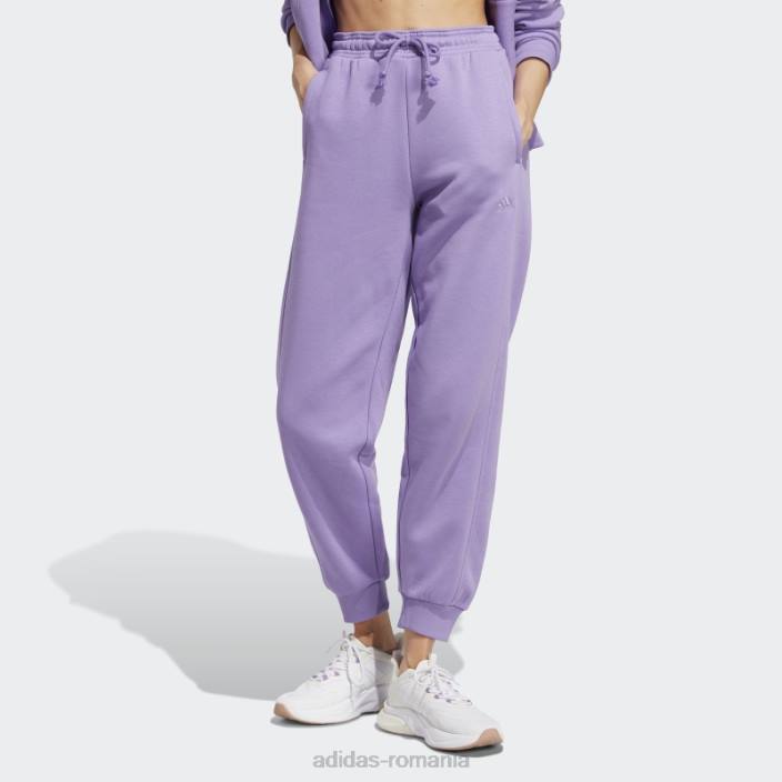 Adidas pantaloni violet all szn fleece femei violet 2JBN23836