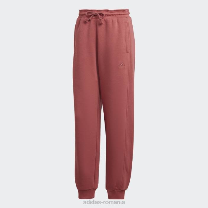 Adidas roșii all szn pantaloni fleece femei roșu 2JBN23980