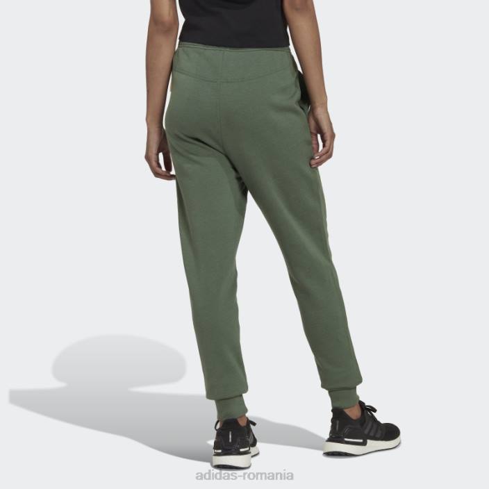 Adidas studio lounge pantaloni cu talie inalta verde oxid femei oxid verde 2JBN23978