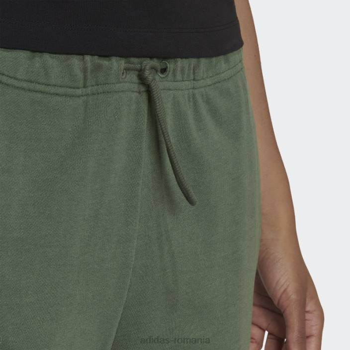 Adidas studio lounge pantaloni cu talie inalta verde oxid femei oxid verde 2JBN23978