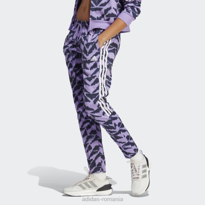 Adidas tiro costum up lifestyle pantaloni de sport violet femei violet/cerneală/multicolor/alb 2JBN23845