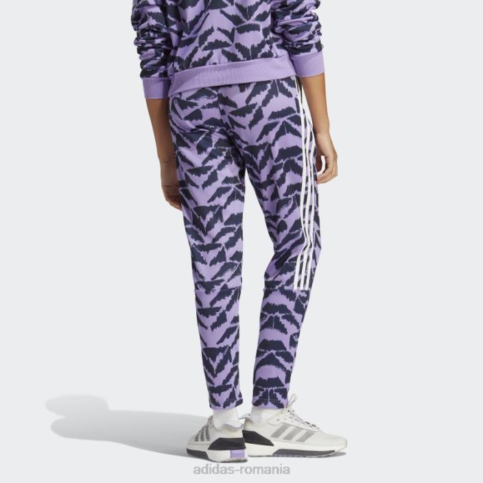 Adidas tiro costum up lifestyle pantaloni de sport violet femei violet/cerneală/multicolor/alb 2JBN23845