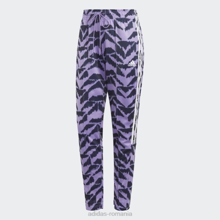 Adidas tiro costum up lifestyle pantaloni de sport violet femei violet/cerneală/multicolor/alb 2JBN23845