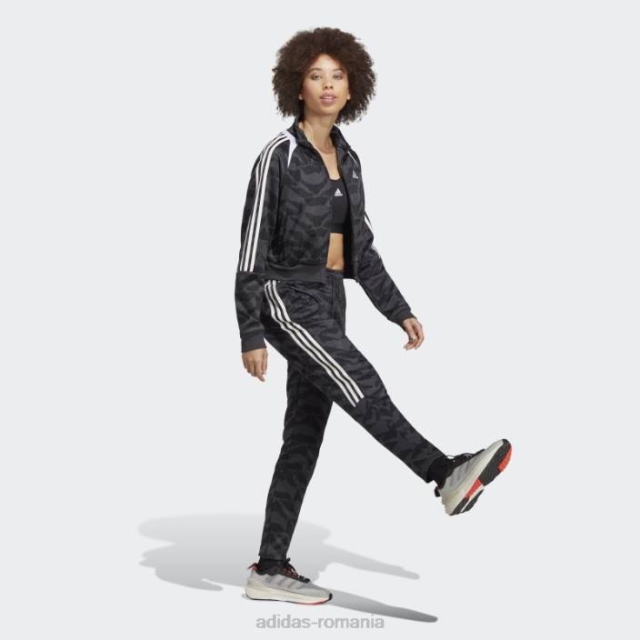 Adidas tiro suit up lifestyle pantaloni de sport carbon femei carbon/negru/multicolor/alb 2JBN23882