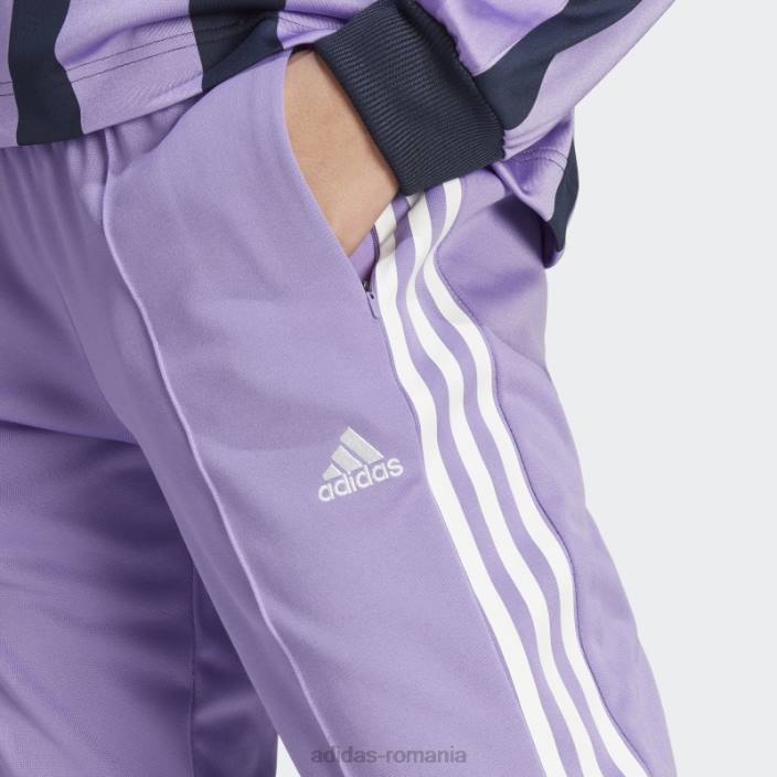 Adidas violet tiro costum până lifestyle pantaloni de sport adidas femei violet/alb 2JBN23823