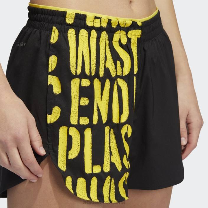 Adidas alergați rapid pantaloni scurți de alergare cu slip interior negru femei negru 2JBN2966