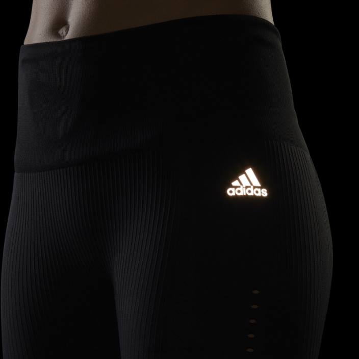 Adidas colanti de alergare aeroknit 7/8 negri femei negru 2JBN2725