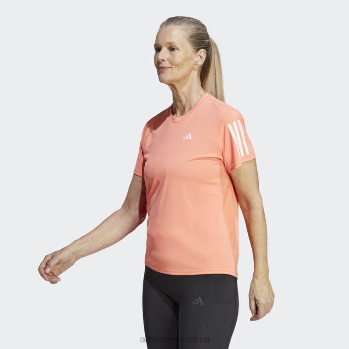 Adidas deține run tee coral femei coral 2JBN9937