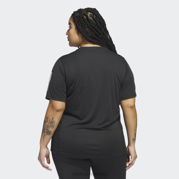 Adidas deține tricoul de alergare (plus mărime) negru femei negru 2JBN16868