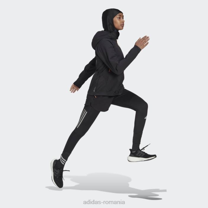 Adidas geacă soft shell x-city running neagră femei negru 2JBN10820