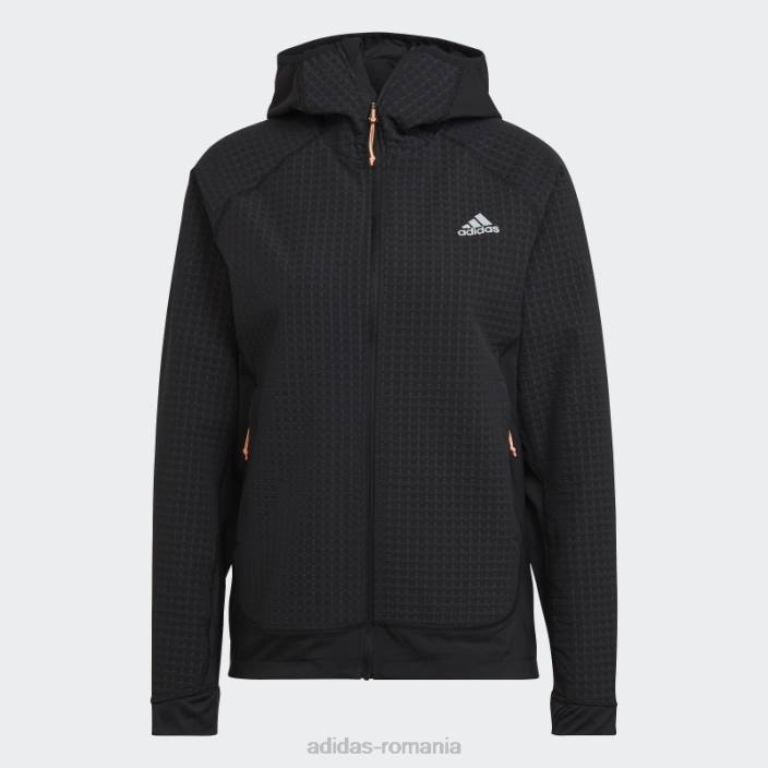 Adidas geacă soft shell x-city running neagră femei negru 2JBN10820
