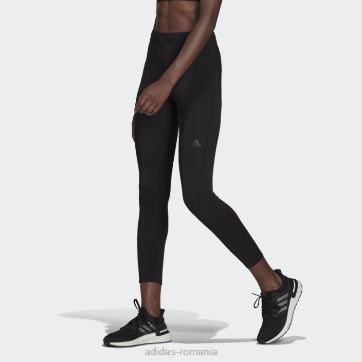 Adidas icoane ale alergării negre 7/8 jambiere de alergare femei negru 2JBN2764