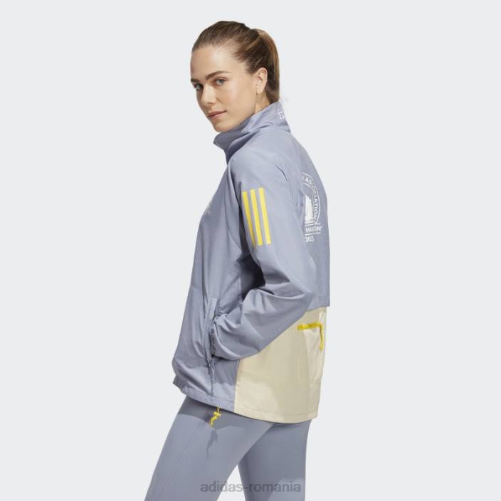 Adidas jachetă de sărbătoare boston marathon 2023 violet argintiu adidas femei violet argintiu 2JBN10194