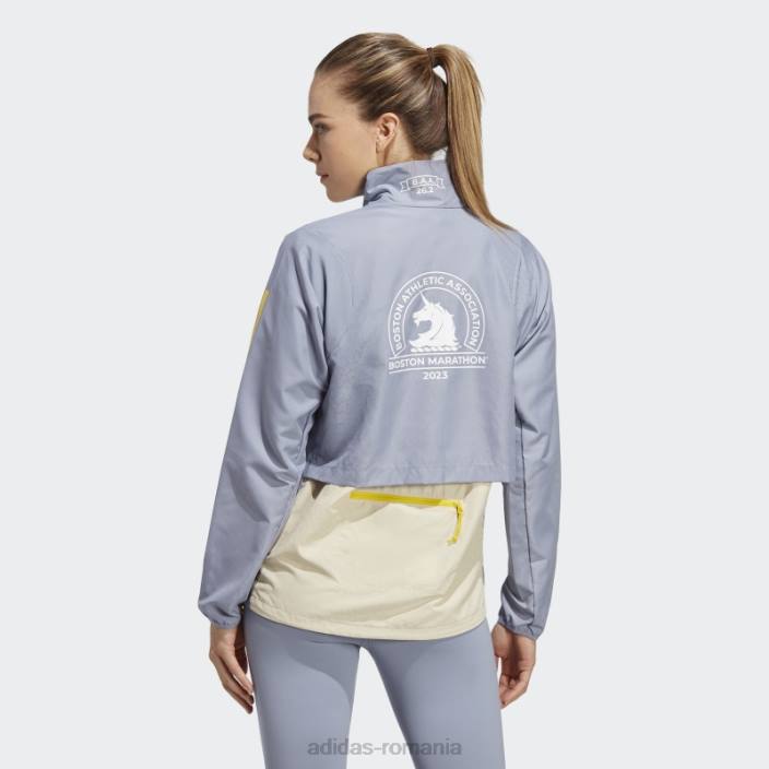 Adidas jachetă de sărbătoare boston marathon 2023 violet argintiu adidas femei violet argintiu 2JBN10194