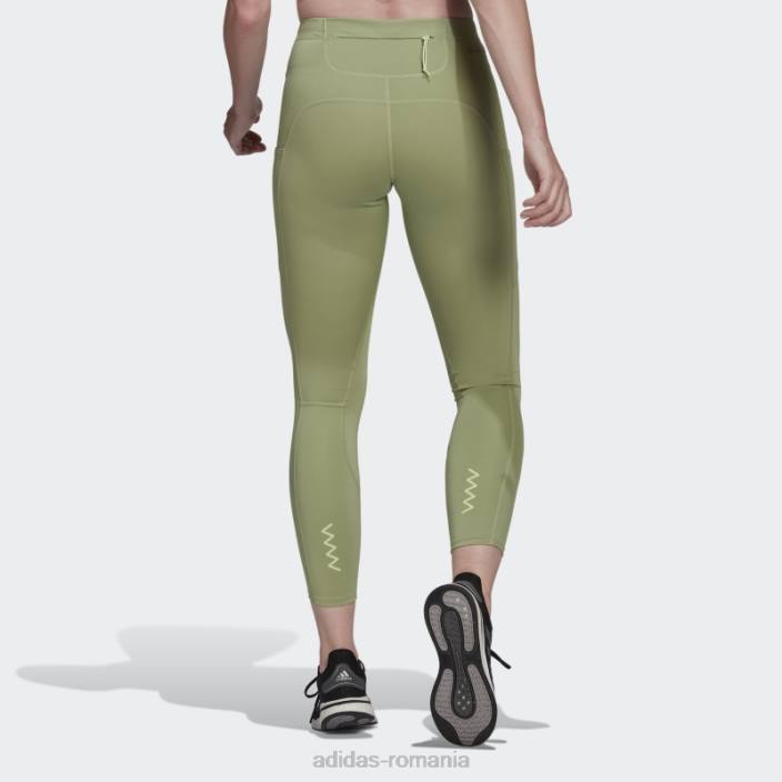 Adidas jambiere de alergare lime fastimpact 7/8 femei lămâie verde 2JBN10438