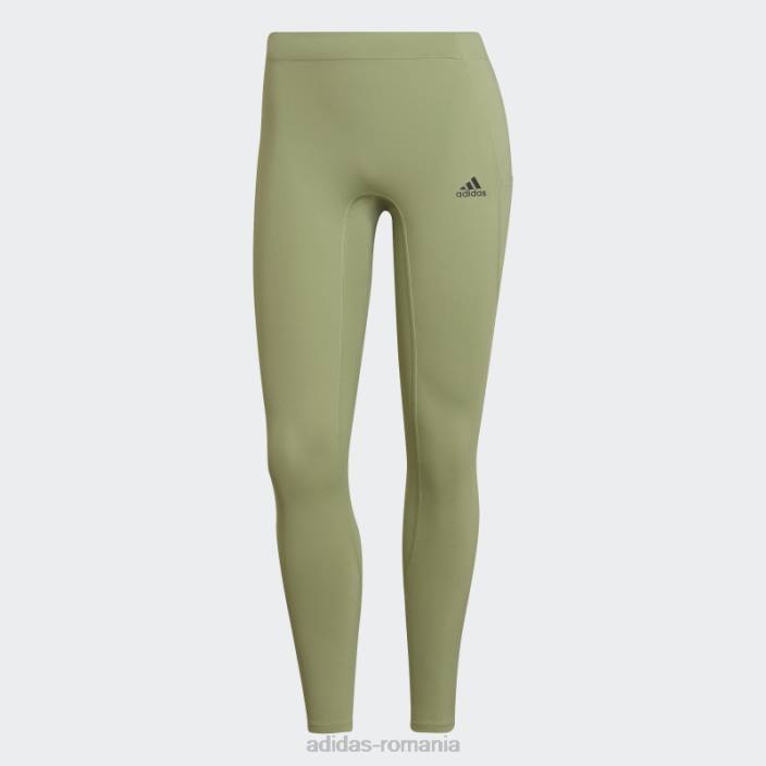 Adidas jambiere de alergare lime fastimpact 7/8 femei lămâie verde 2JBN10438