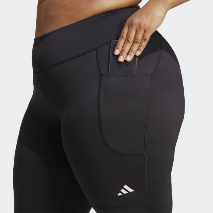 Adidas jambiere negri dailyrun 7/8 (plus mărime) femei negru 2JBN9166