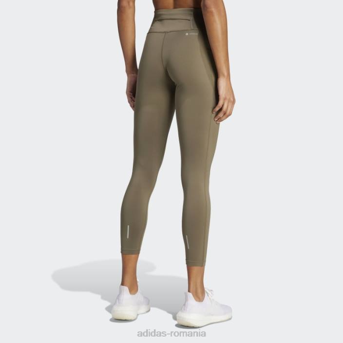 Adidas jambiere olive dailyrun 7/8 femei măsline 2JBN9551