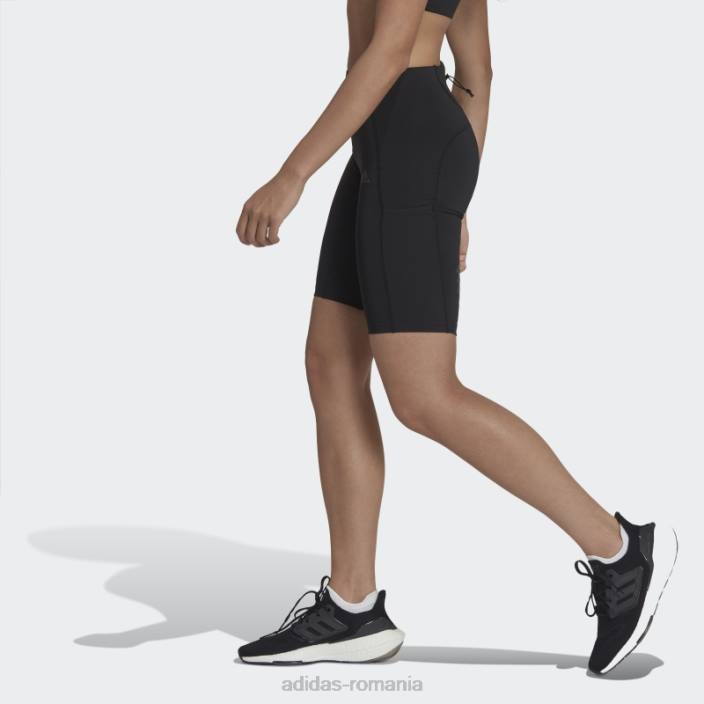 Adidas leggings scurti pentru bicicletă de alergare rapid impact negru femei negru 2JBN3241