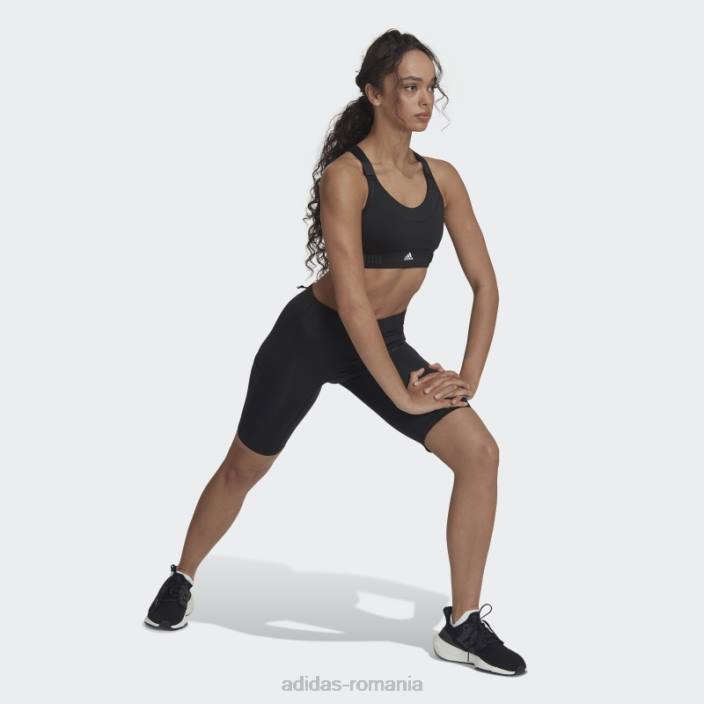 Adidas leggings scurti pentru bicicletă de alergare rapid impact negru femei negru 2JBN3241