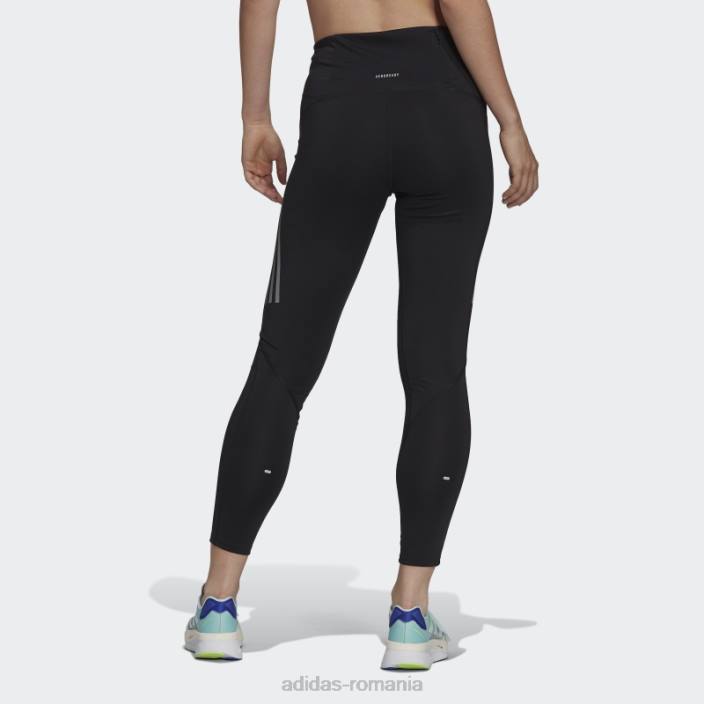Adidas negru deține jambiere de alergare 7/8 femei negru 2JBN3058