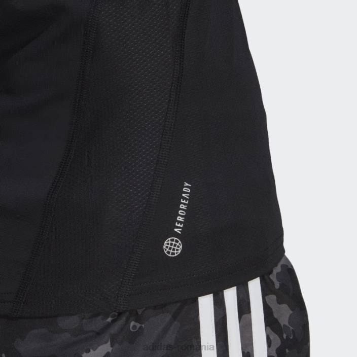 Adidas negru deține maiocul de alergare femei negru 2JBN9814
