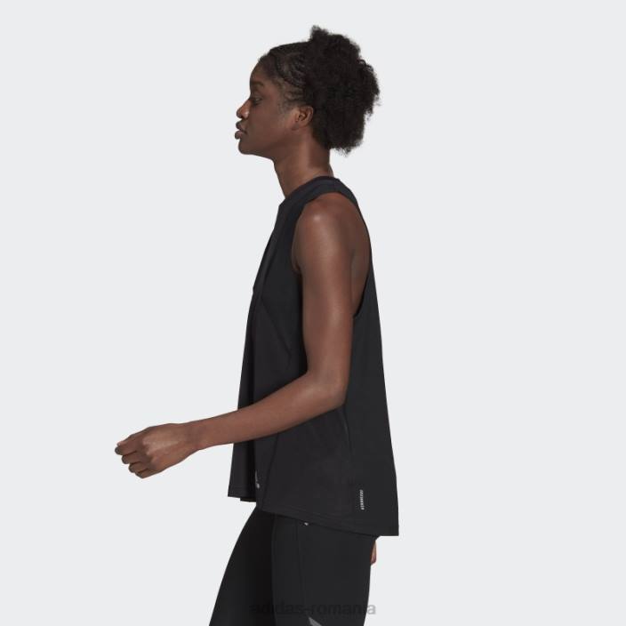 Adidas negru deține maioul de alergare femei negru 2JBN2819