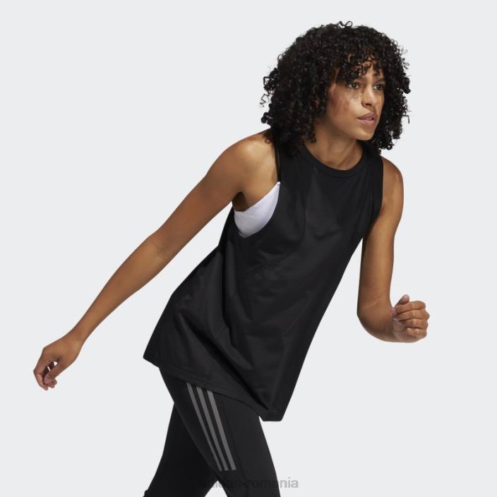 Adidas negru deține maioul de alergare femei negru 2JBN2819