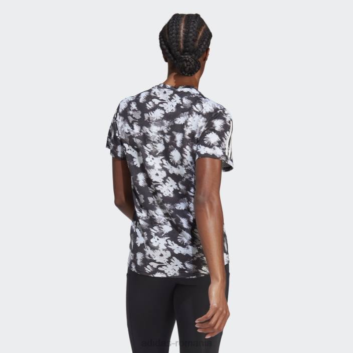 Adidas own the run cooler summer running tee grey femei gri/negru 2JBN9631