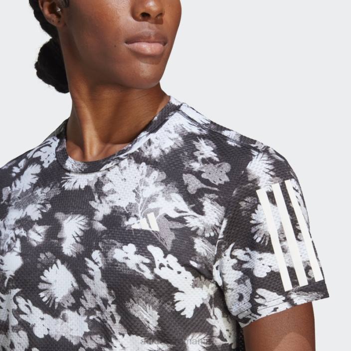 Adidas own the run cooler summer running tee grey femei gri/negru 2JBN9631