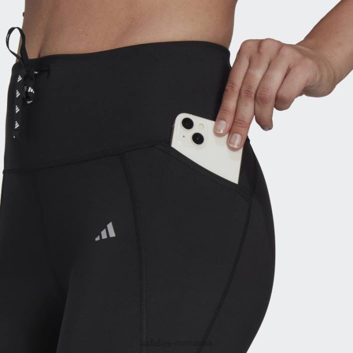 Adidas pantaloni negri pentru alergare essentials 7/8 adidas femei negru 2JBN16371