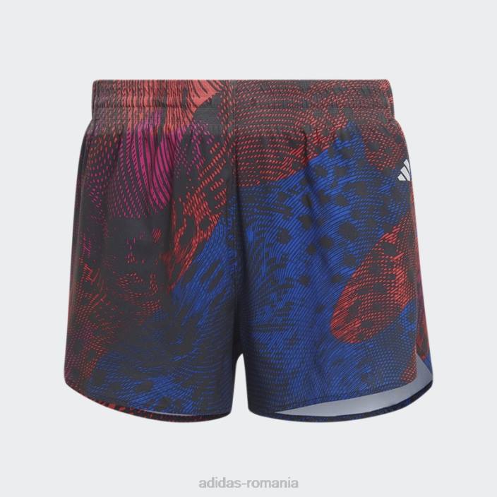 Adidas pantaloni scurți de alergare adizero, fucsia femei negru/fucsia 2JBN16802
