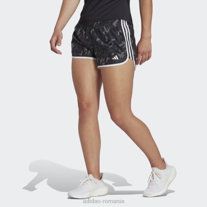 Adidas pantaloni scurți de alergare camo marathon 20 carbon adidas femei carbon 2JBN9360