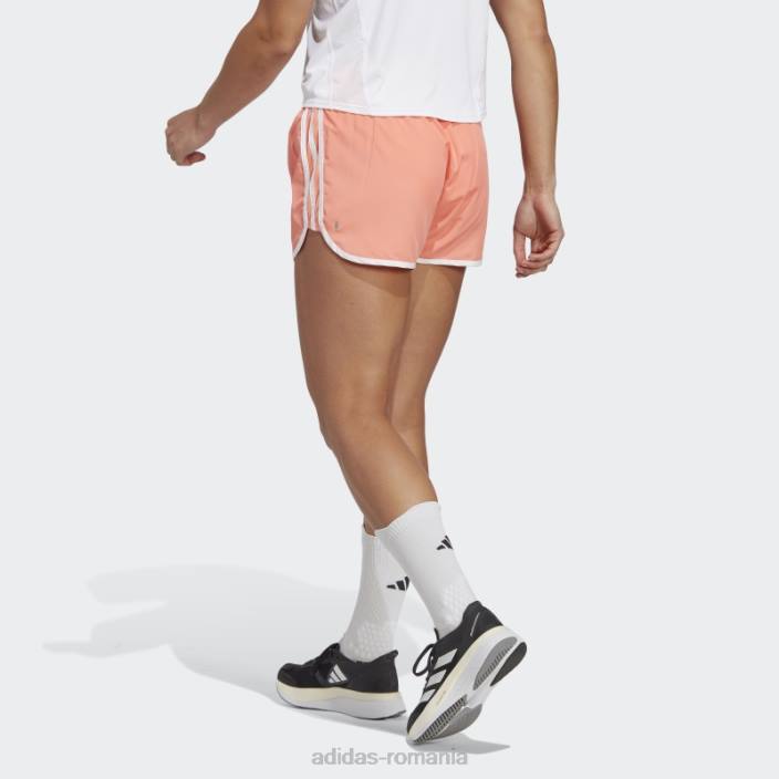 Adidas pantaloni scurți de alergare coral marathon 20 adidas femei coral 2JBN9681