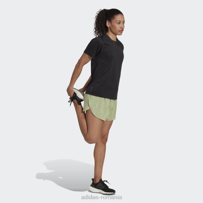 Adidas pantaloni scurți de alergare lime adizero adidas femei lămâie verde 2JBN2703