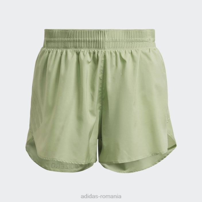 Adidas pantaloni scurți de alergare lime adizero adidas femei lămâie verde 2JBN2703