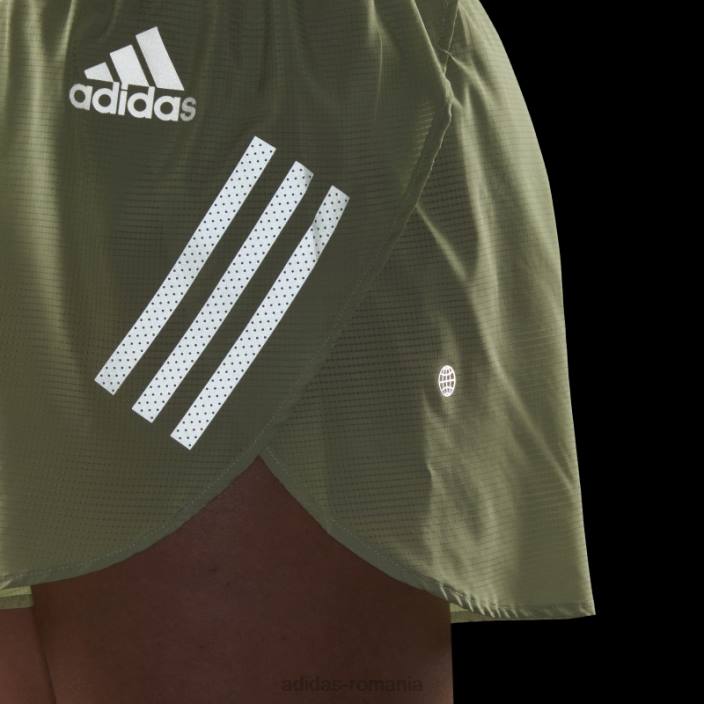 Adidas pantaloni scurți de alergare lime adizero adidas femei lămâie verde 2JBN2703