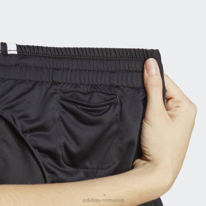 Adidas pantaloni scurți de alergare maraton 20 negri femei alb negru 2JBN16976