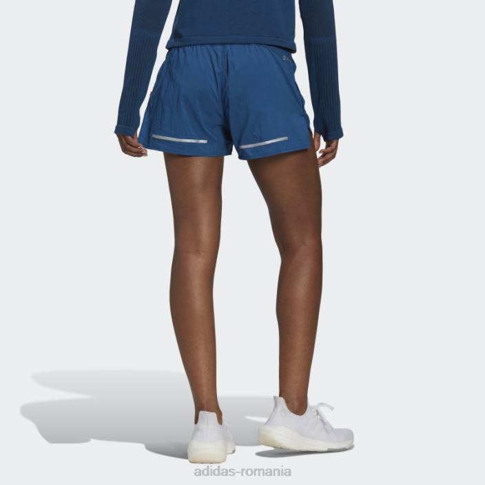 Adidas pantaloni scurți de alergare marine x-city femei marin 2JBN2854